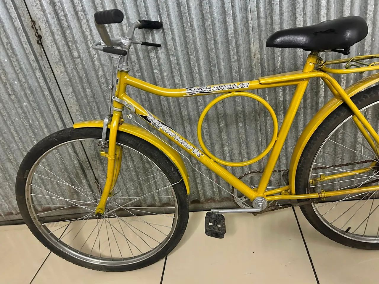 Bicicleta Monark Barra Circular Amarela - Clássica e Resistente - Foto 2