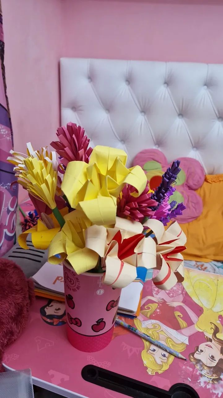 Flores de origami - Foto 2