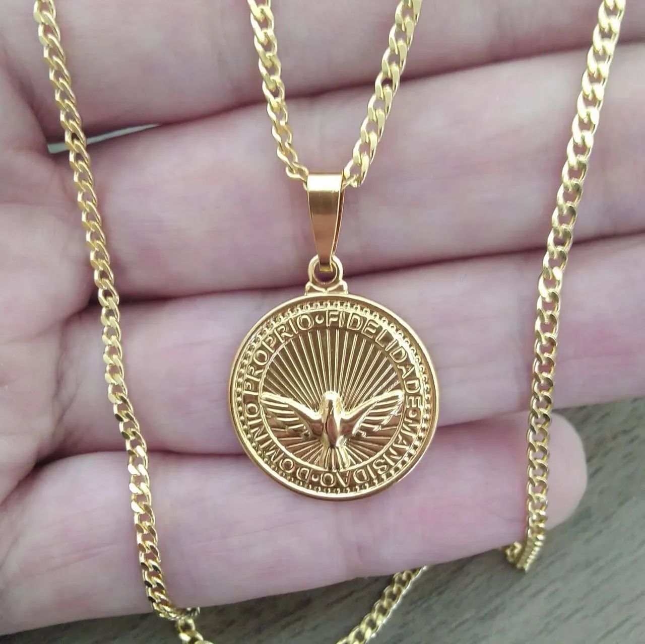 Corrente banhada a ouro 18k  - Foto 2