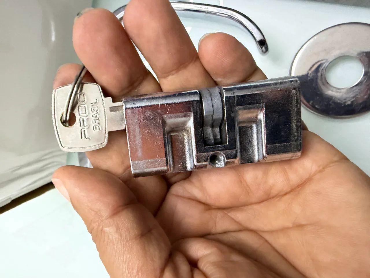 FECHADURA PARA PORTA MARCA PADO  - Foto 3