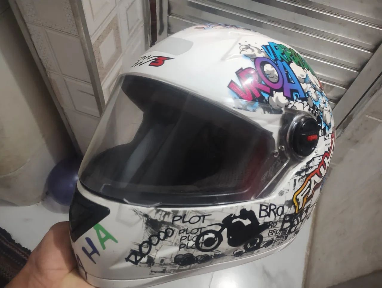 Capacete FW3 para andar de Moto - Foto 4