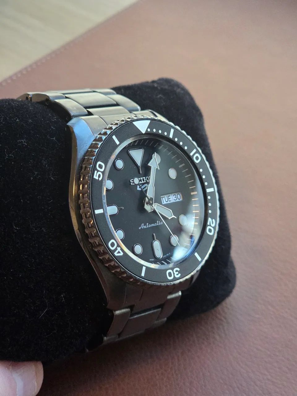 Relógio Seiko 5 Sports SRPD65B1 All Black - Foto 3