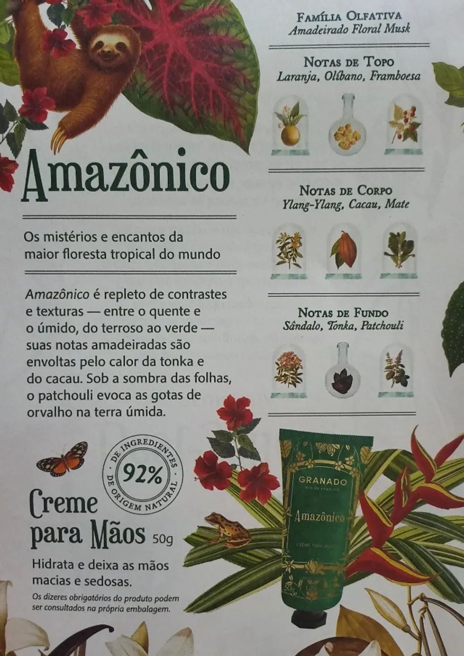Creme de mãos Amazônico Granado - 50g - Foto 4