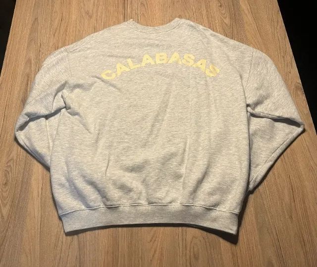 Moletom Yeezy Season 5 "Calabasas" Cinza - Foto 2