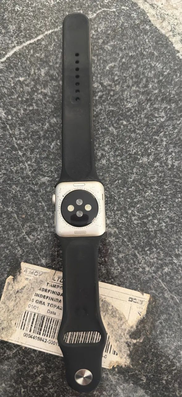 Vendo, Apple Watch série 3 38mm, cor prata  - Foto 2