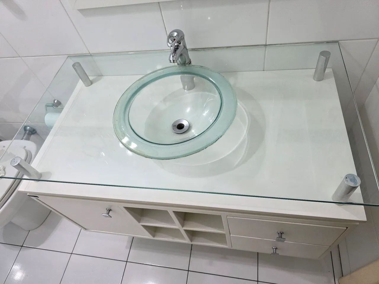 Conjunto armario + cuba + espelho para banheiro  - Foto 2