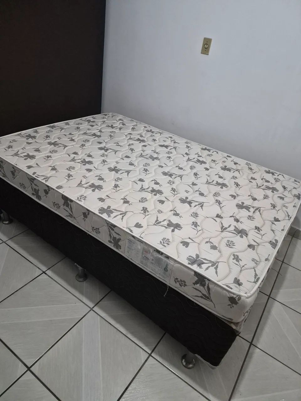 Cama de casal completa base + colchão ortobom - Foto 3