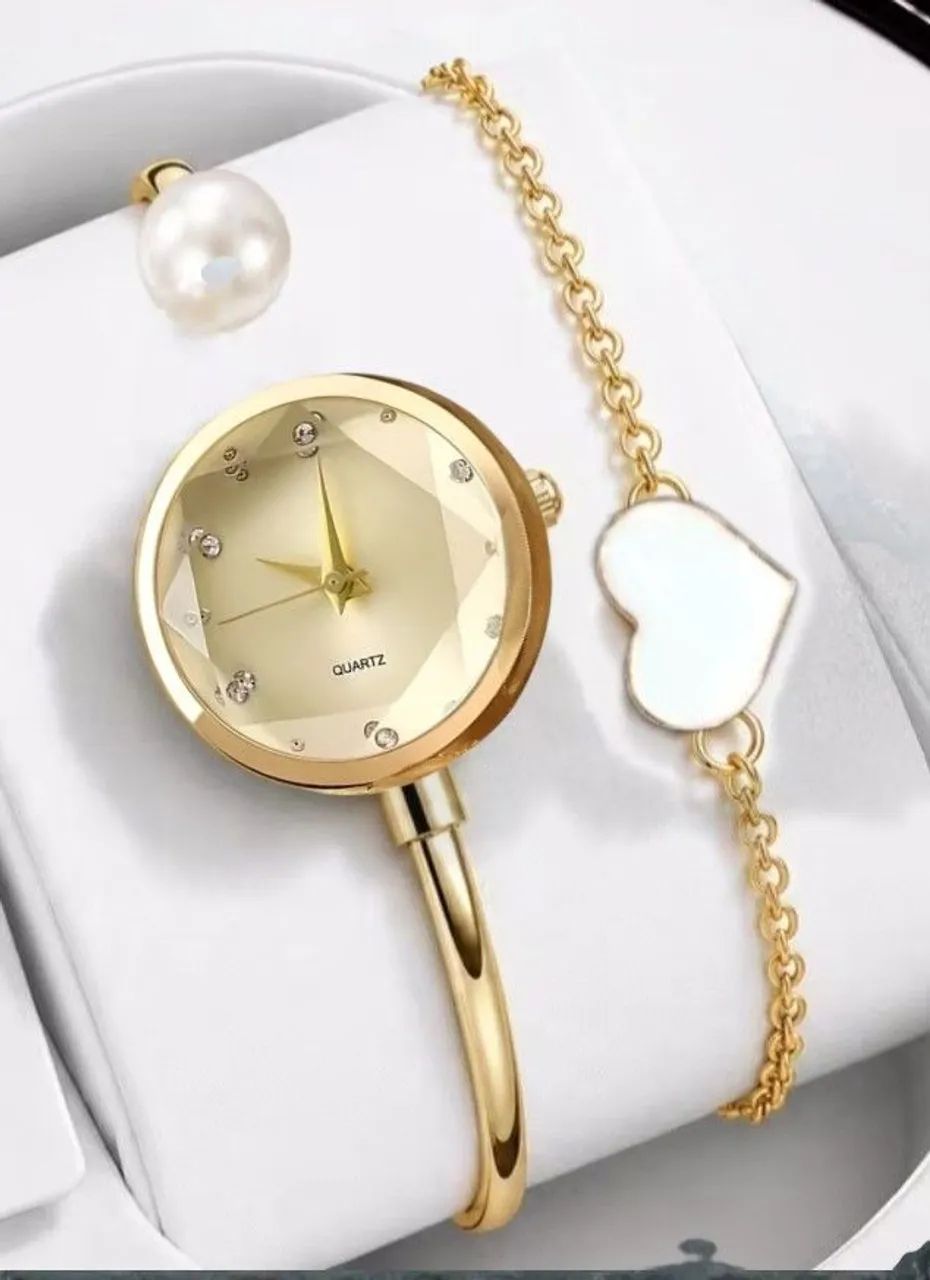 Relógio Feminino + Pulseira