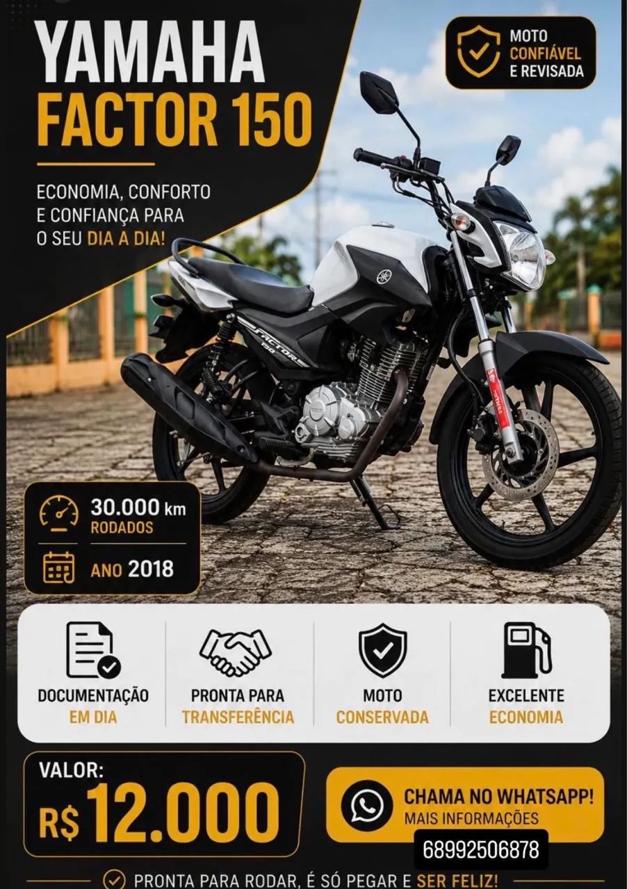 Moto Yamaha Factor 150 - Foto 3