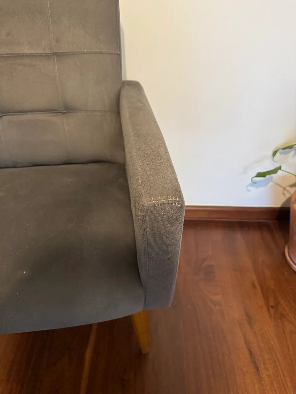 Poltronas decorativas cinza - Foto 5