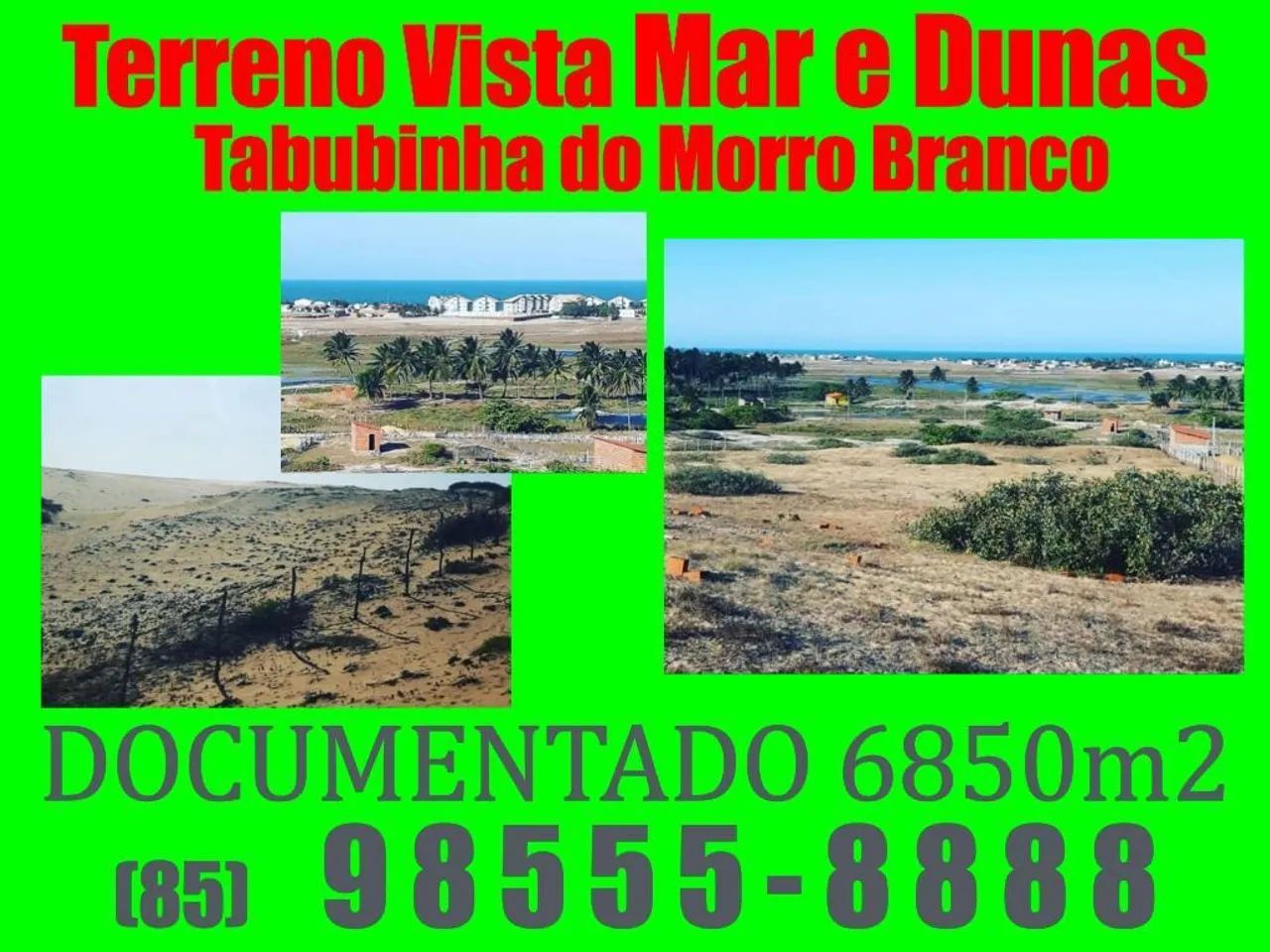 Terreno vista mar e dunas morro branco  - Foto 4