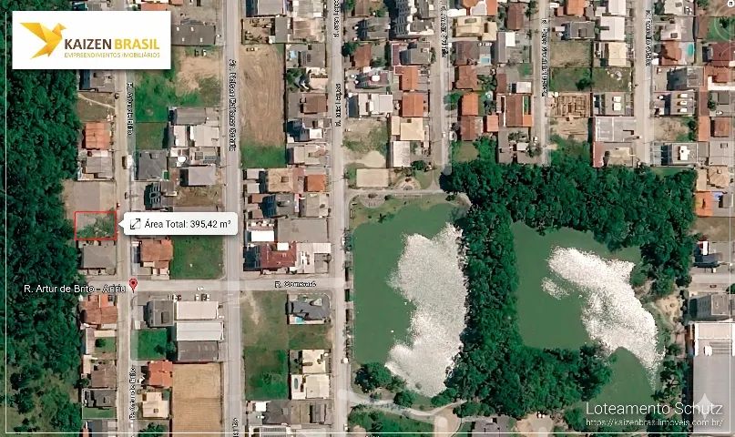 Terreno no Loteamento Schutz com 395,42 m²