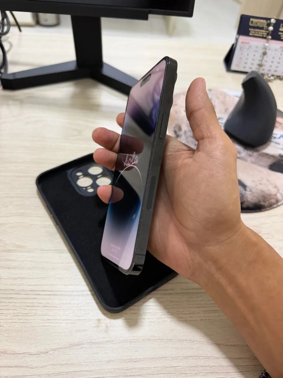 iPhone 14 Pro Max - Space Black - Bem Conservado - Foto 3
