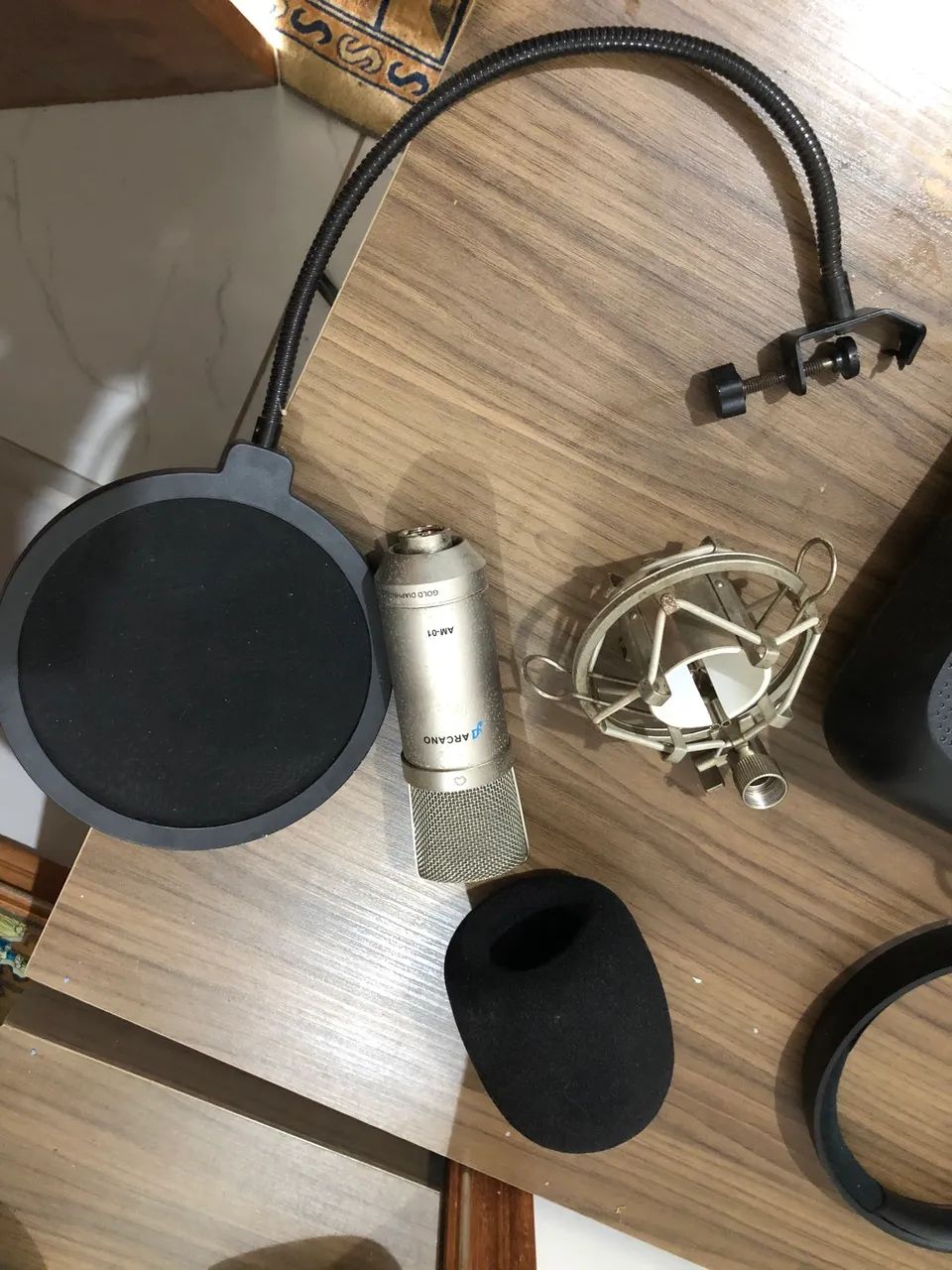 MICROFONE CONDENSADOR ARCANO (em ótimo estado)
