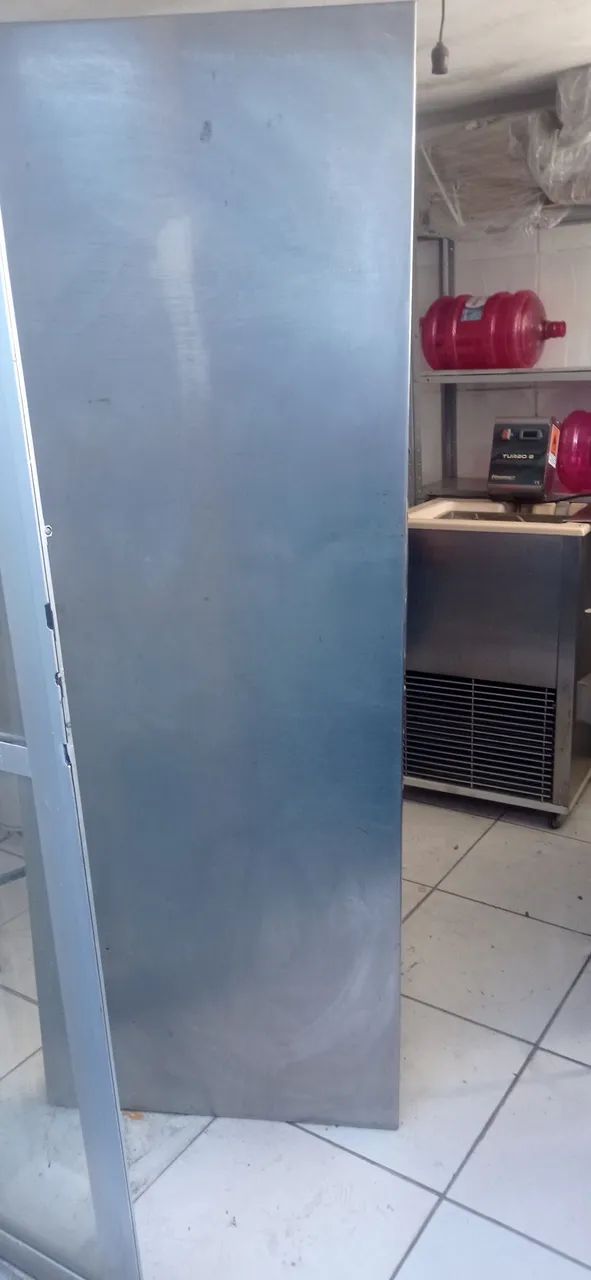 Mesa tipo bancada em aço inox - Foto 2