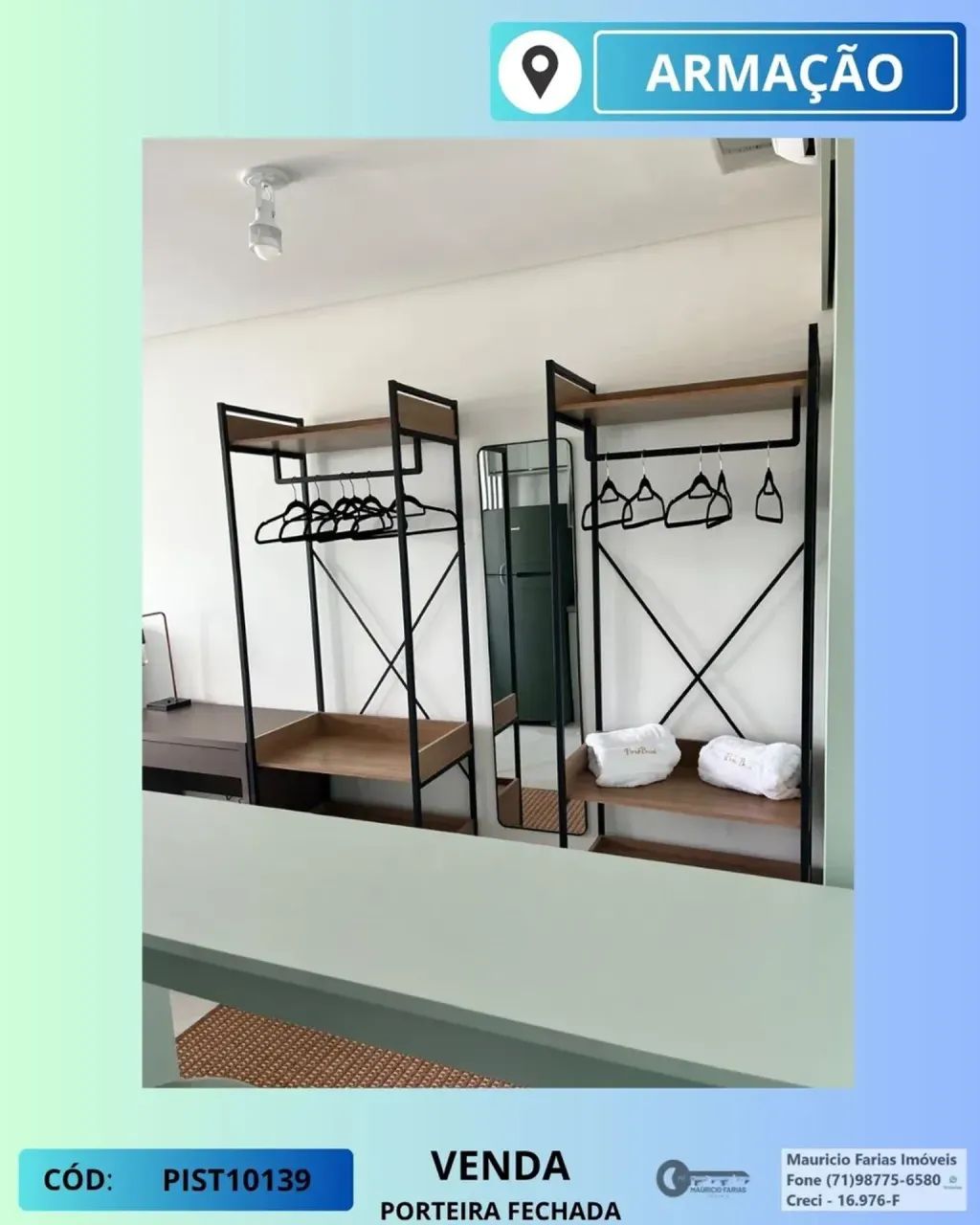 STUDIO COM 33M³ EM ARMAÇÃO - PORTEIRA FECHADA - Foto 4