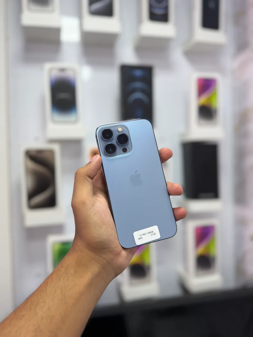 iPhone 13 Pro Max 256GB - Azul Sierra - Impecável + Documento de