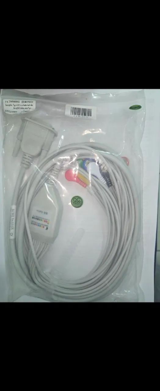 Cabo Ecg 12 Derivaciones Para Electrodos Contec Original - Foto 3