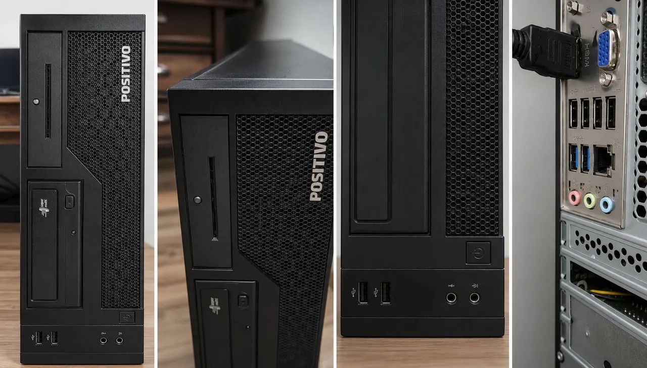 Desktop Positivo Master D380 I3-4160 8gb 120gb Ssd  - Foto 4