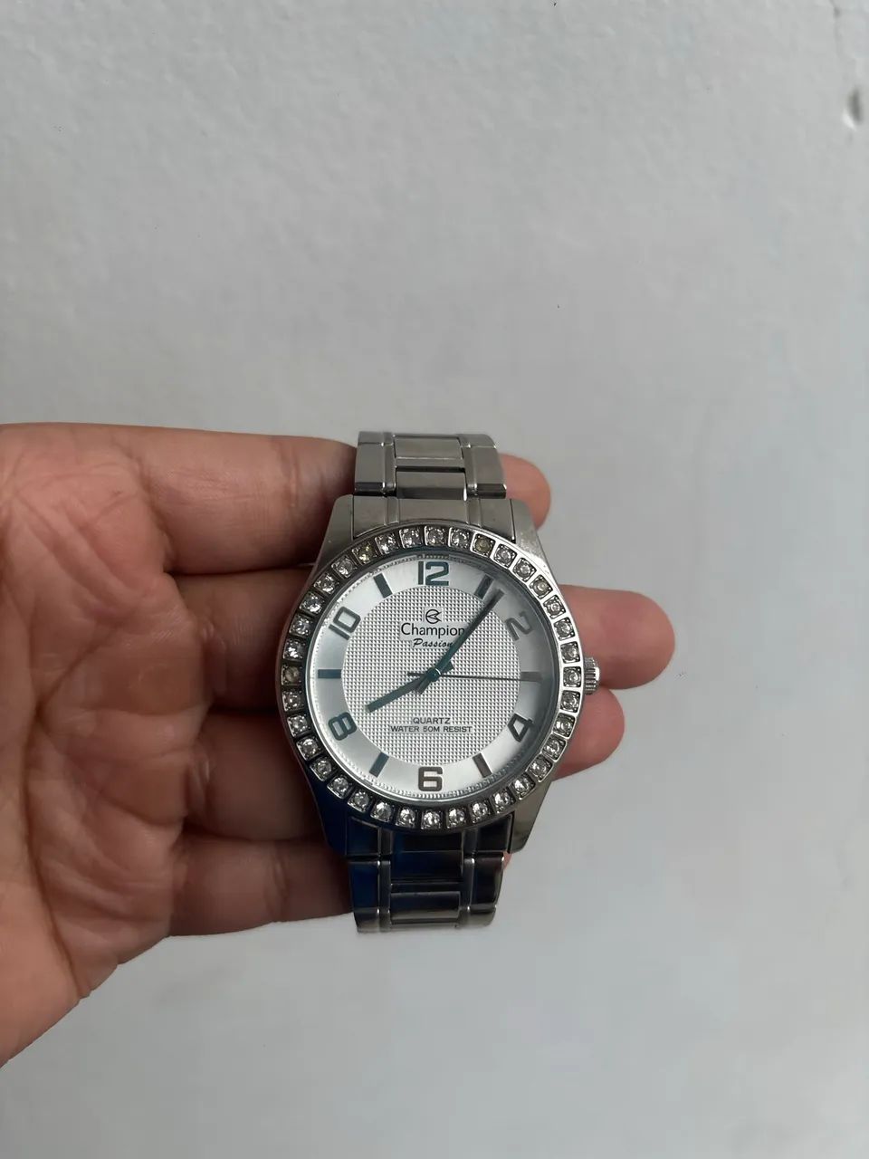 Relogio Champion Feminino Aço Inox Original