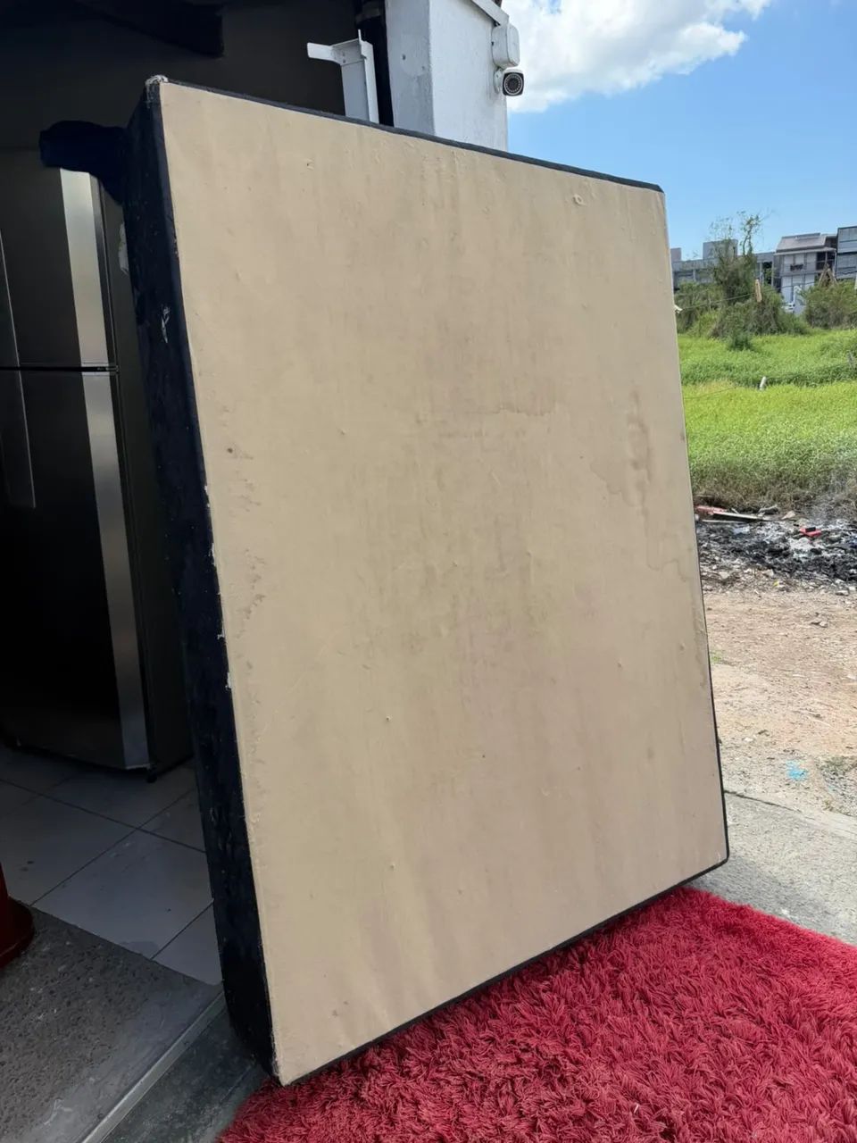 Base cama de casal usada