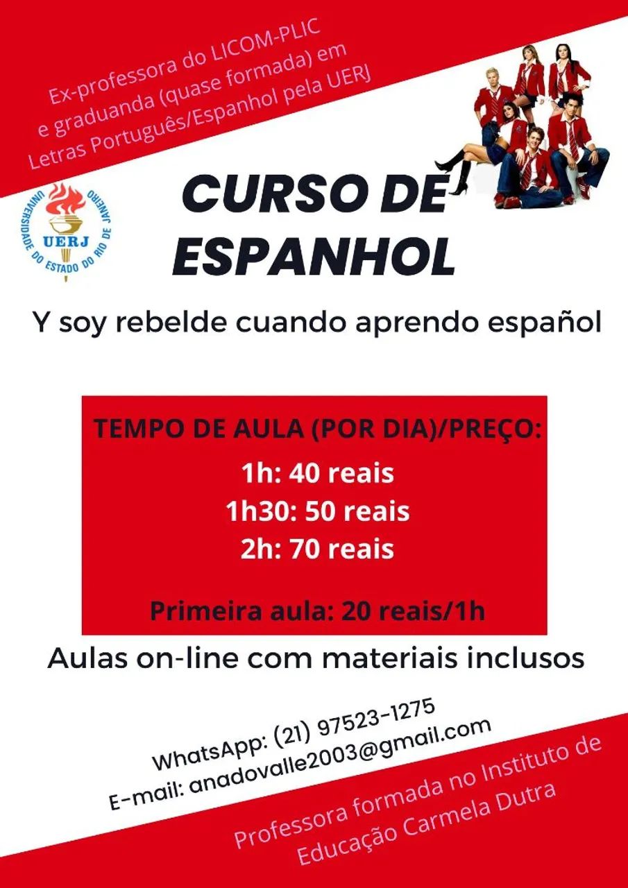 Aulas de ESPANHOL (nível básico e intermediário) - Foto 2