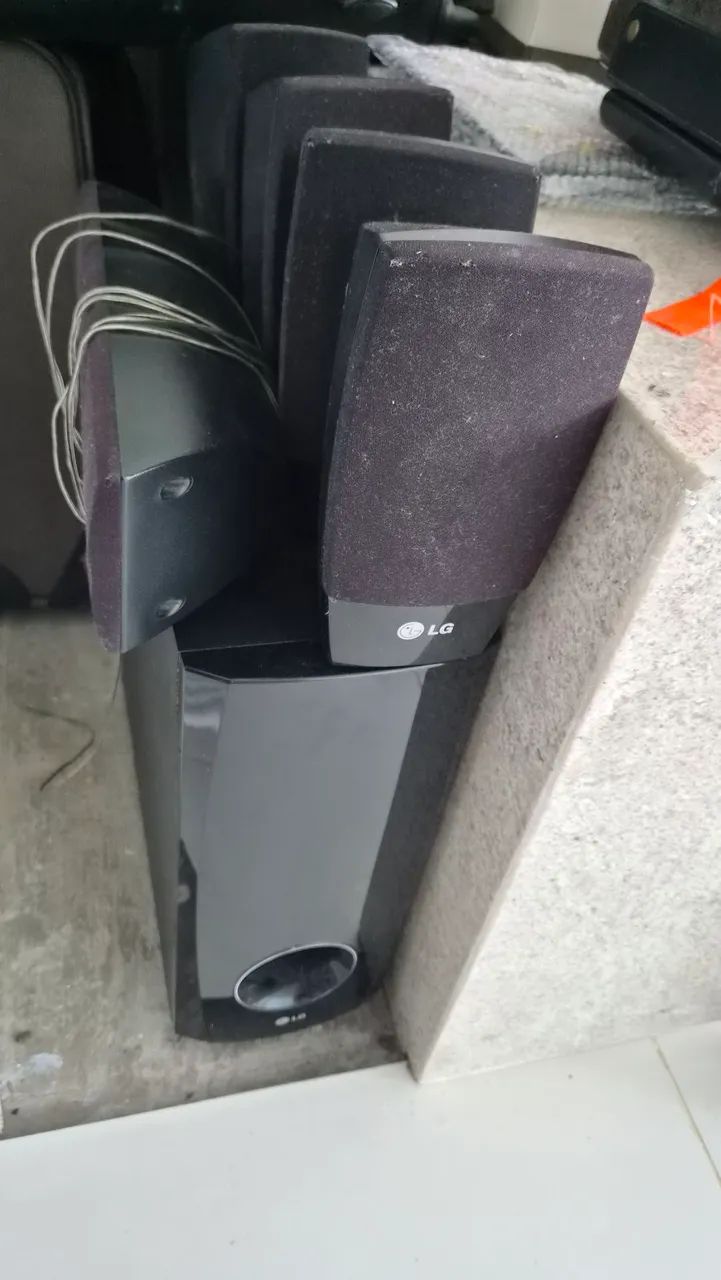 Conjunto de som home theater da olg