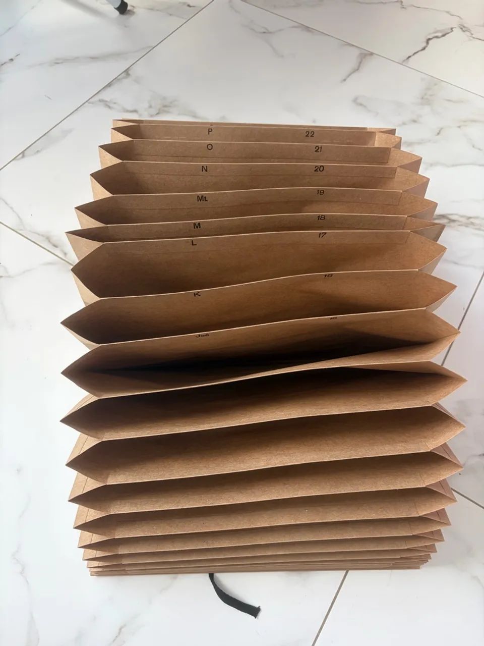 Pasta sanfonada de papelão A4 - Foto 4