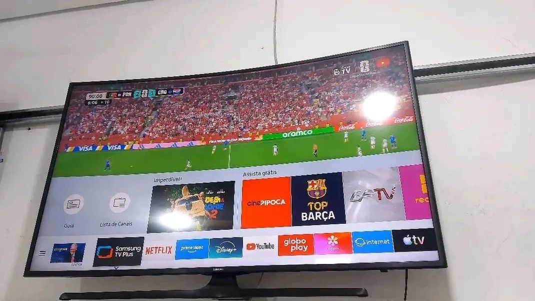 SMARTV 55 POLEGADAS Samsung 4k tela curva  - Foto 2