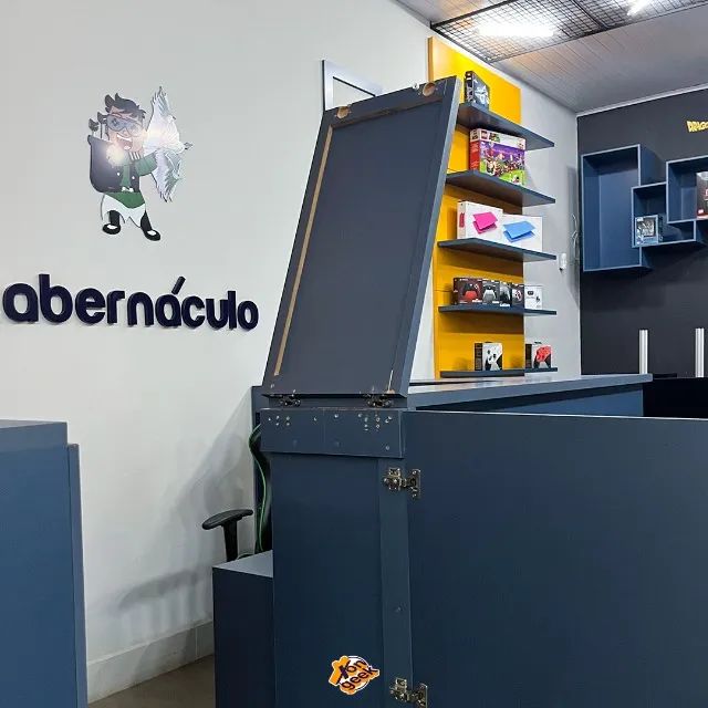 Balcão Planejado MDF | Com Portas, Prateleiras | Ótimo para Lojas - Foto 4