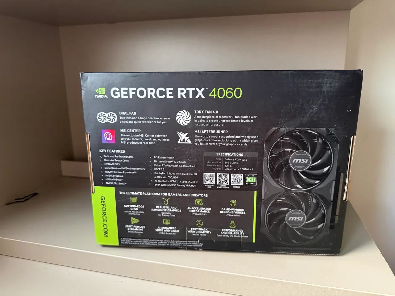 Nvidea GeForce rtx 4060 msi  - Foto 2