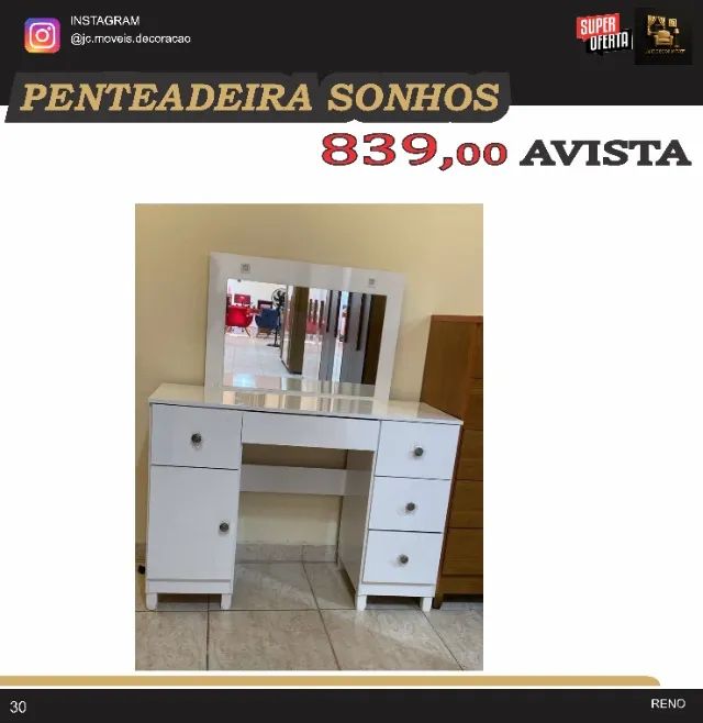 PENTEADEIRAS PROMOÇÃO