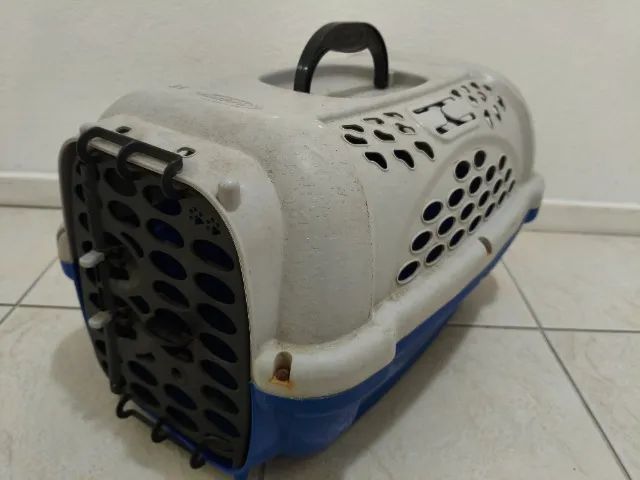 Caixa Pet Casinha e Mala  para Cachorro e  Gatos   M  top de linha   para Animais Diversos - Foto 6