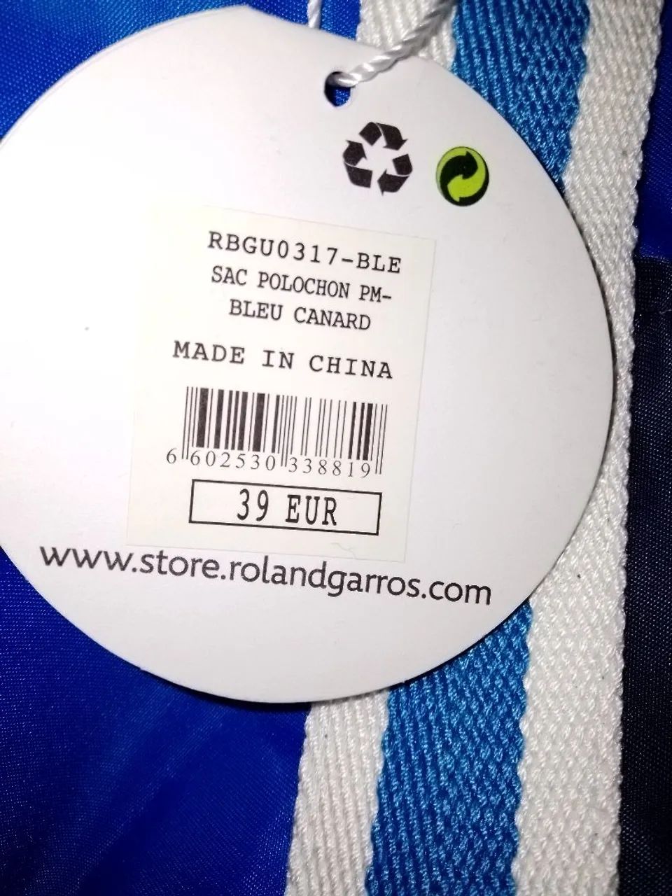 Bolsa esporte Roland Garros original  - Foto 2