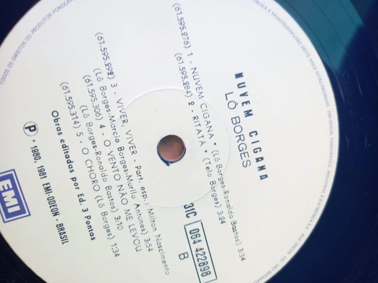 LP lô Borges Nuvem Cinaga - disco vinil - Foto 4