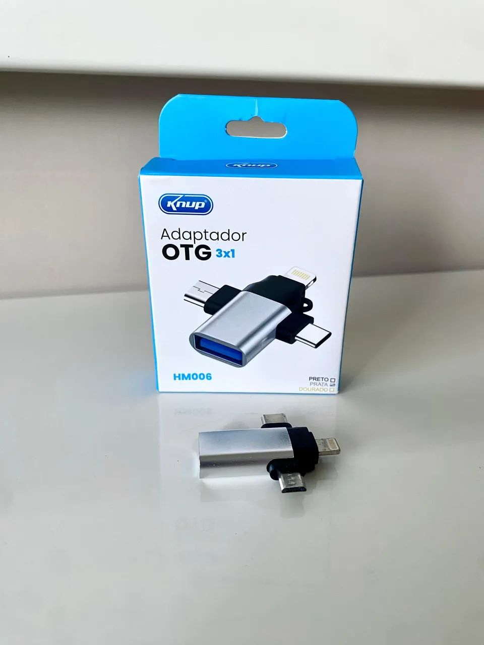 Adaptador OTG 3 Em 1 USB  - Foto 2