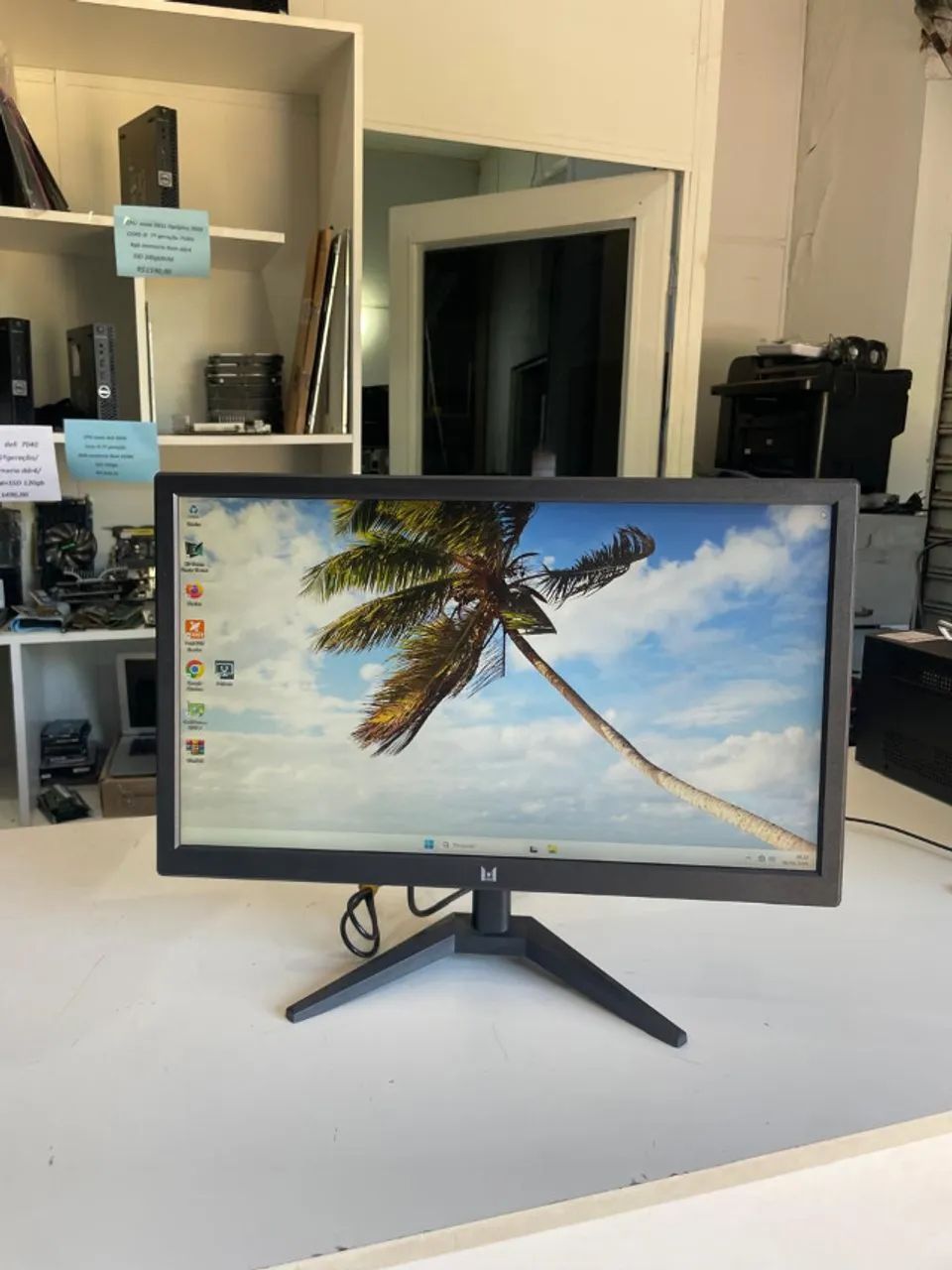 Monitor 19 polegadas mtec hdmi led hd+/ HDMI/VGA com garantia e nf - Foto 5