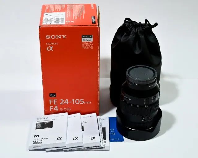 Lente Sony Fe 24-105mm F4 G Oss Sel24105g E-mount - Acessórios