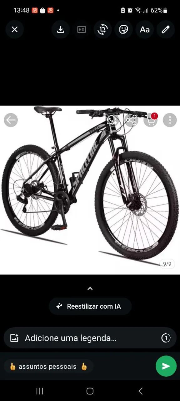 Vendo baike 21marchas câmbio shimano 