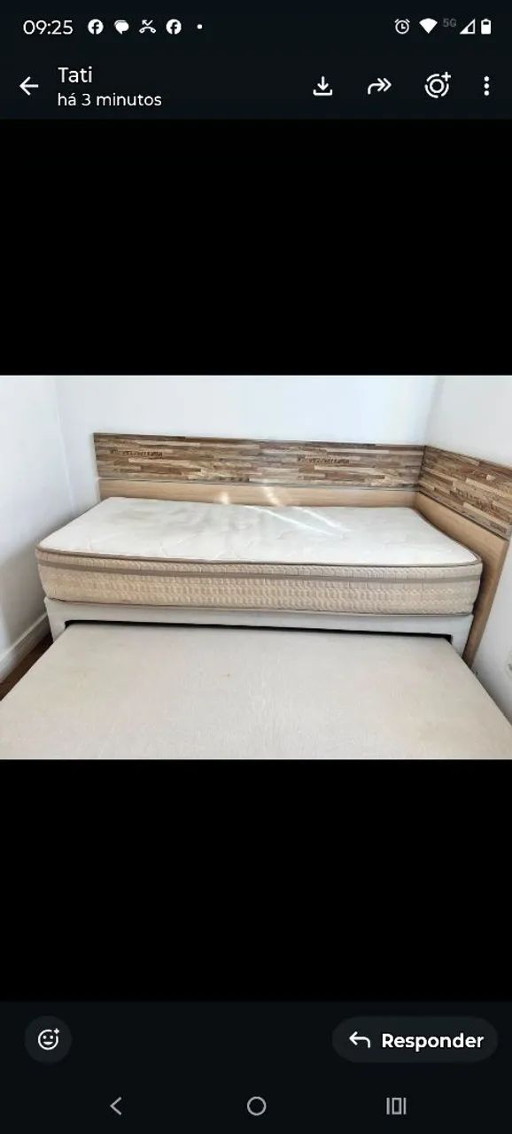 Cama bicama solteiro com 2 colchões  - Foto 4