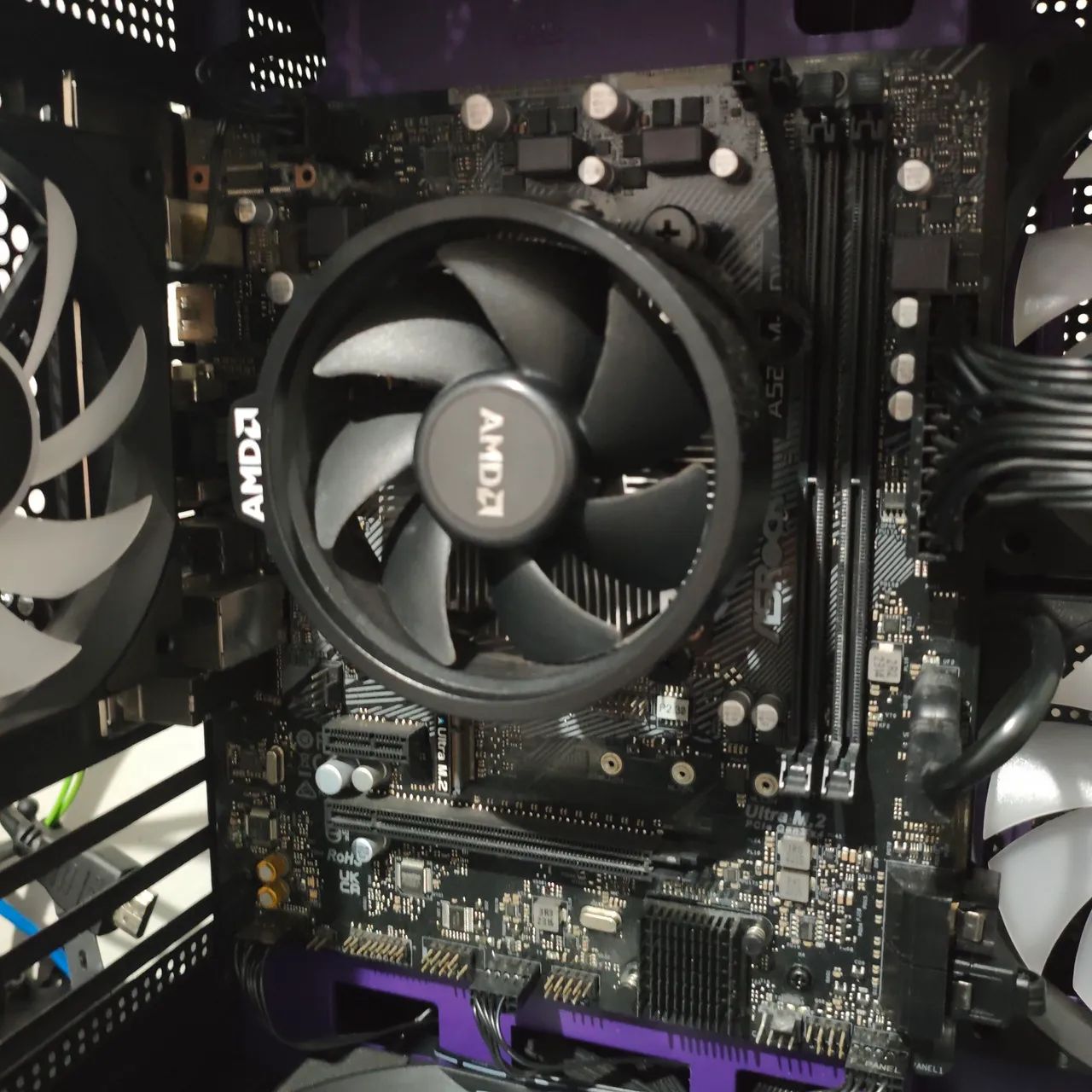 Placa mãe asrock a520m, Ryzen 5 3500x - Foto 2