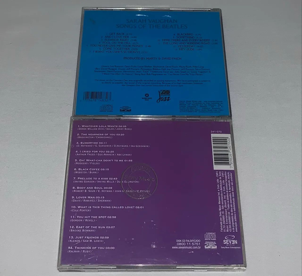 2 CDs Sara Vaughan impecáveis  - Foto 3