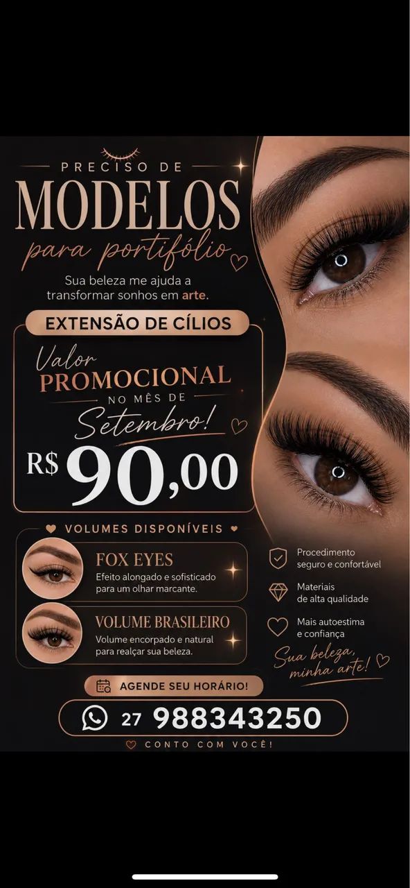 Extensão de Cílios 