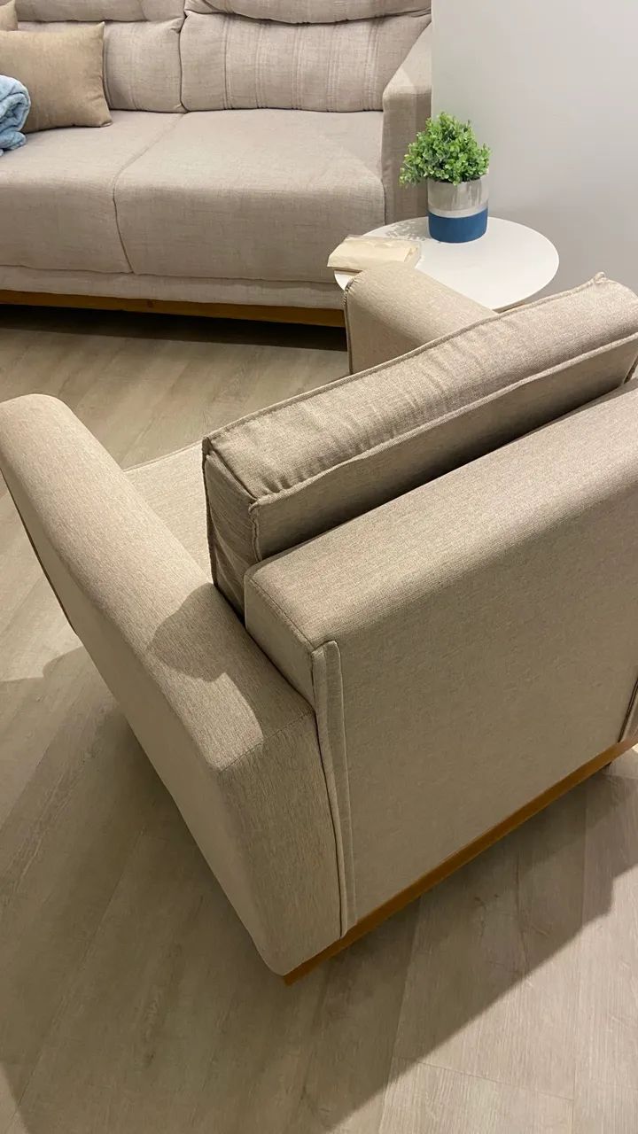 Poltrona linho 422082060516730881