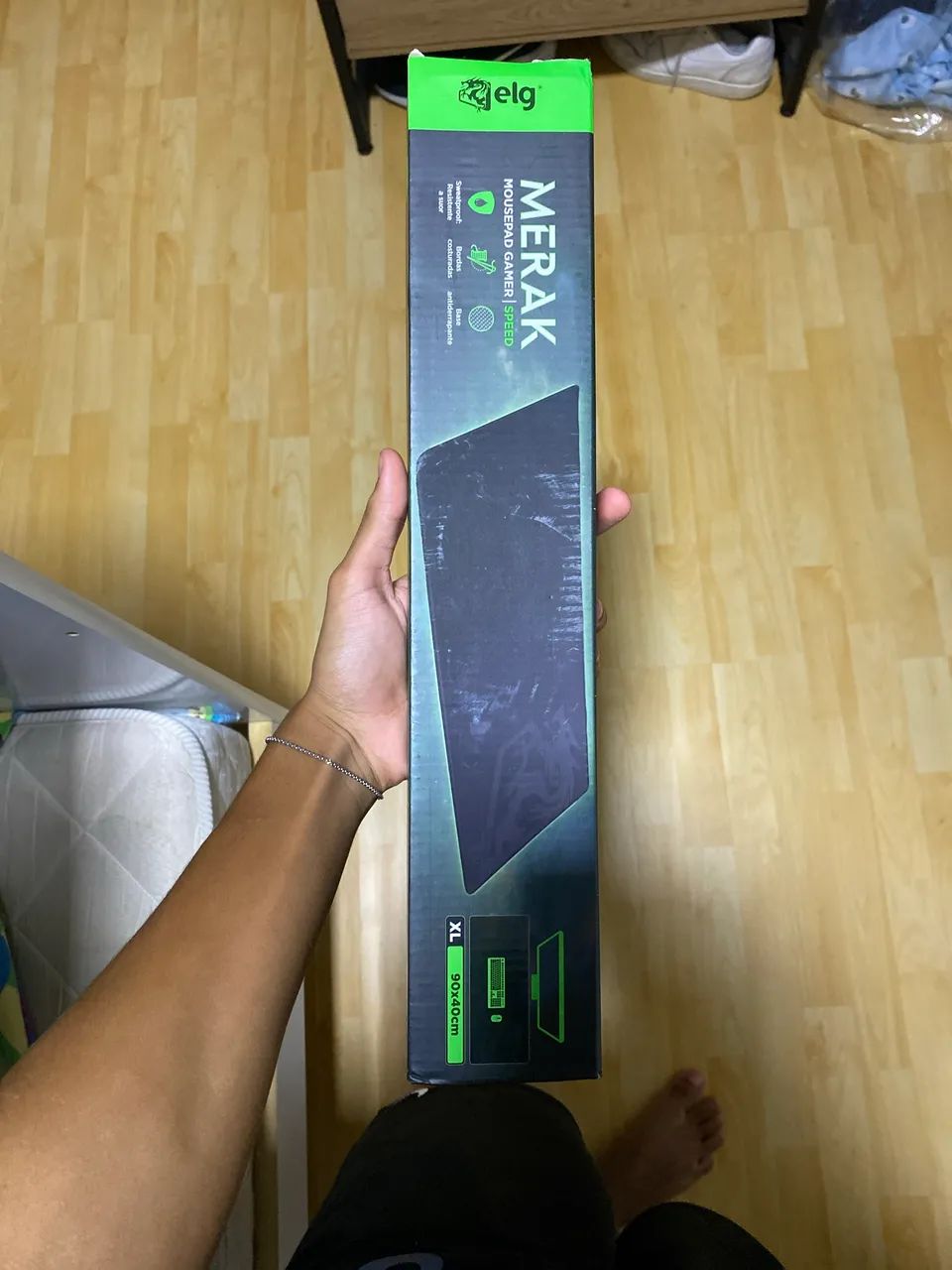 Mousepad Gamer Speed, Extra Large, 90x40cm, Preto - Foto 3