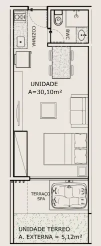 PLANTA 30m²