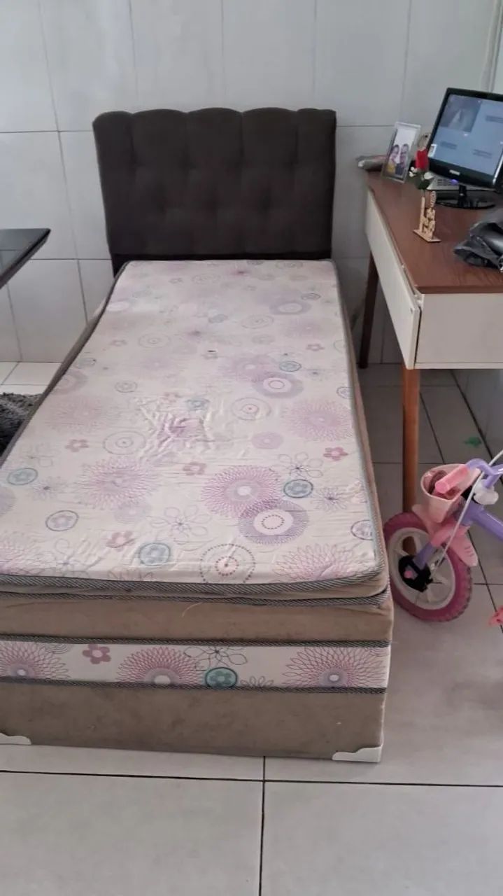 Cama box solteiro 