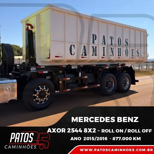 Mercedes Benz Axor 2544 8x2 Roll On / Roll Off 2015/2016 - Foto 11