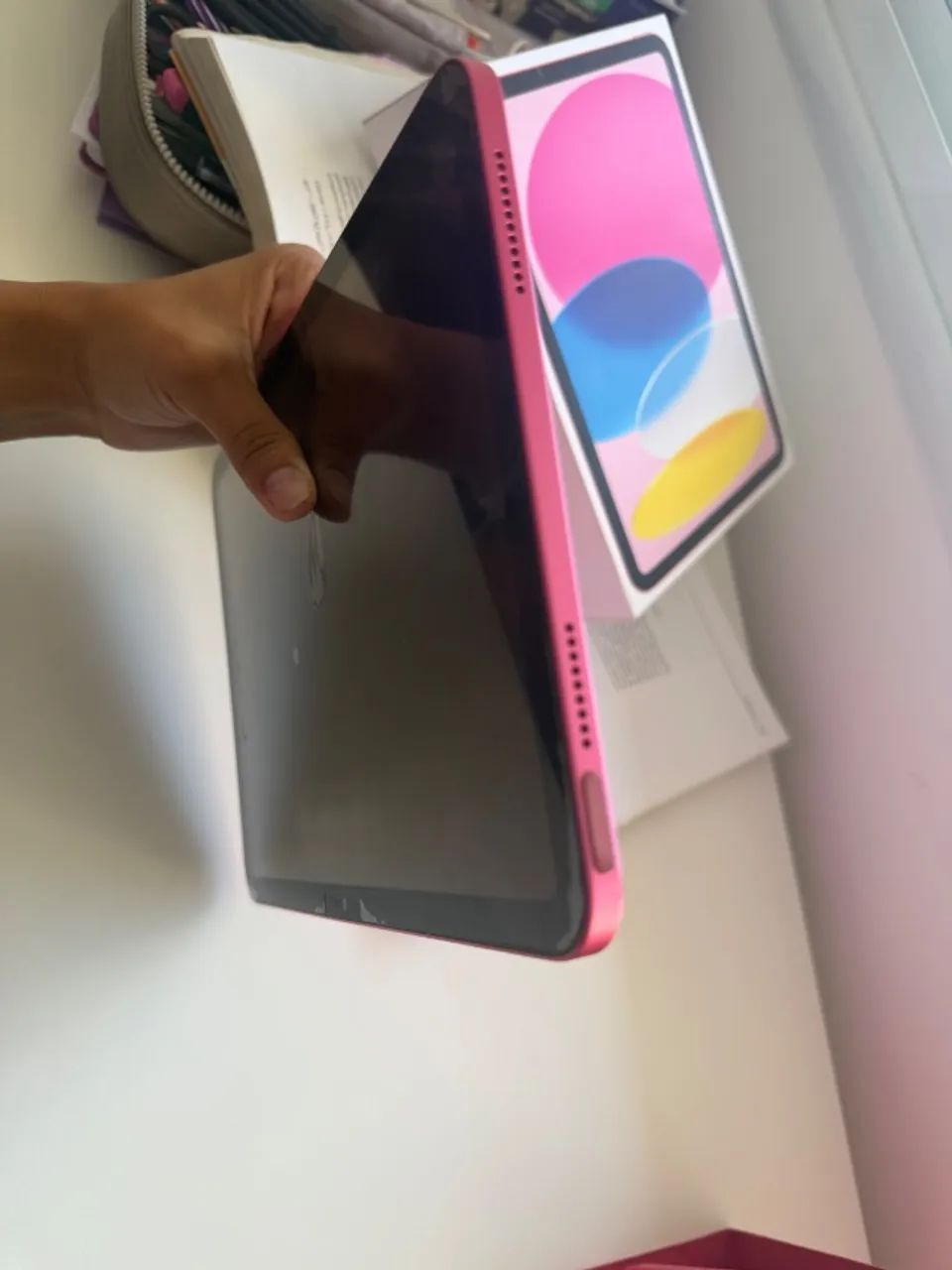 VENDO iPad 10ª GERAÇÃO ROSA 64g (usado, bem cuidado  e na caixa - Foto 3