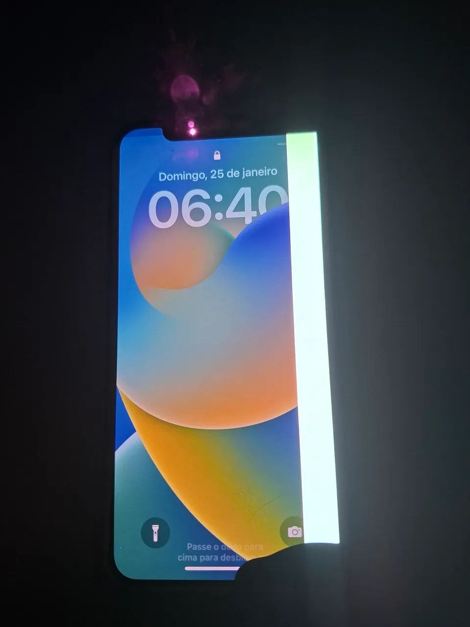Iphone x com led queimado  - Foto 3